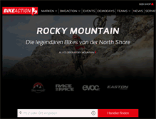 Tablet Screenshot of bikeaction.de